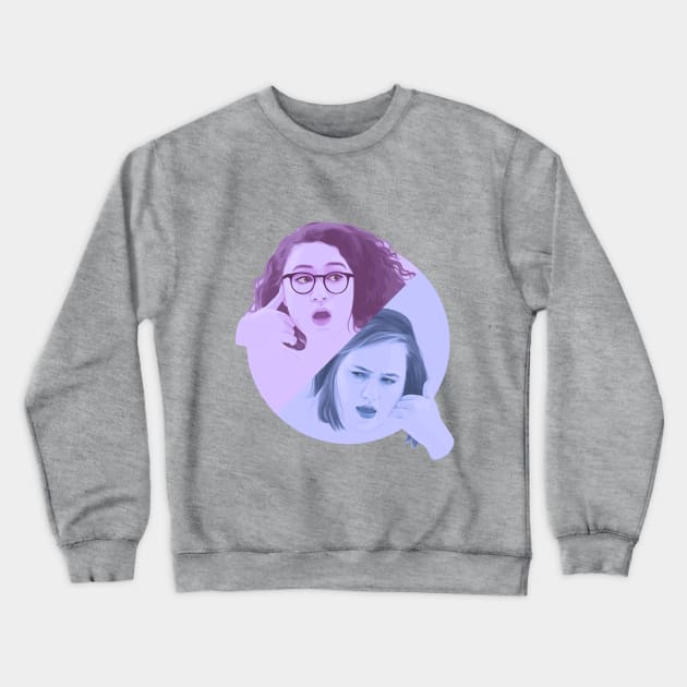 Boners of The Heart (by Electra Sinclair) Crewneck Sweatshirt by Little Empire Podcast